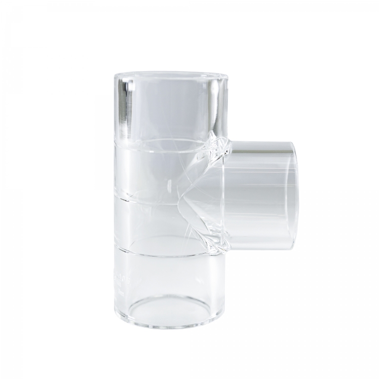 Pipe connector clear for 20mm - T